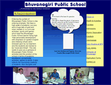 Tablet Screenshot of bhuvanagiripublicschool.com